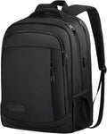 Monsdle Travel Laptop Backpack Anti Theft Backpacks with USB Charging Port, Travel Business Work Bag 15.6 Inch College Computer Bag for Men Women, Black | USB Charging Port, College Computer Bag