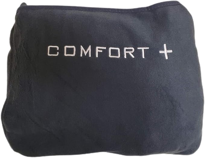 ComfortPlus 3-in-1 Premium Travel Blanket (Charcoal)