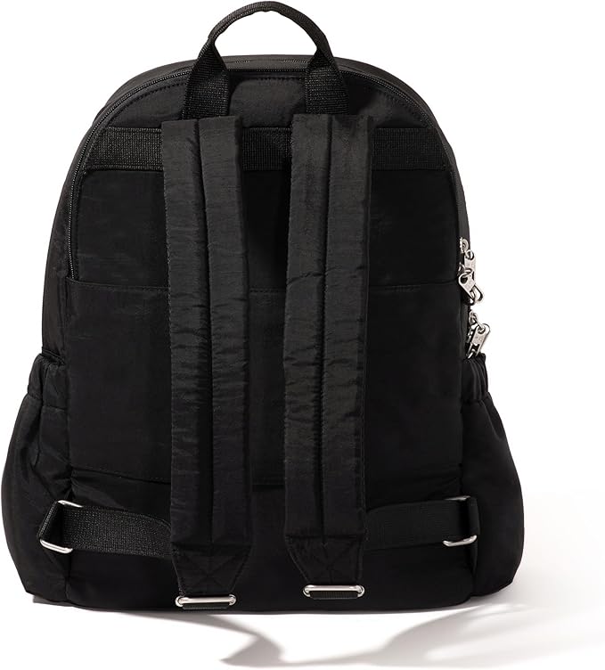 Baggallini Securtex Anti-Theft Laptop Backpack, Black