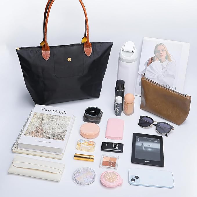 Work Tote Bag For Women: For 13-15" Laptop Foldable - For Office Professionals College Students - Commute Travel