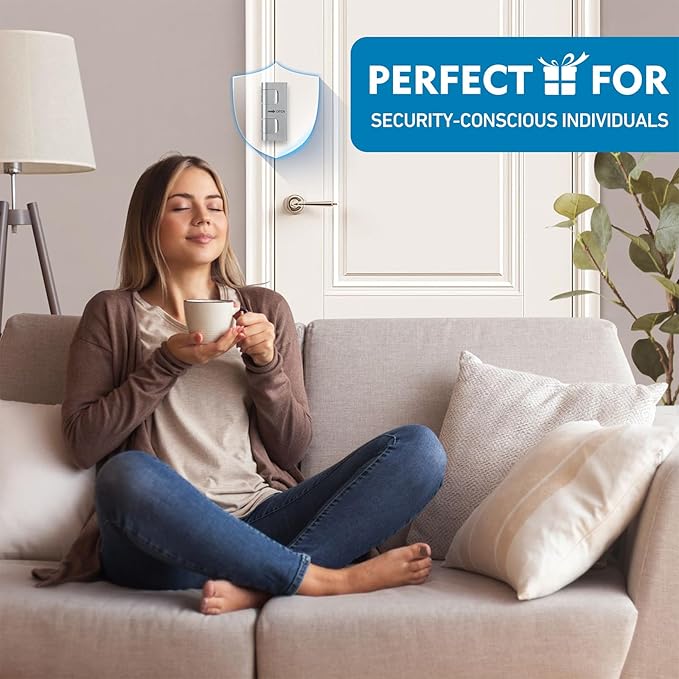 4 Pack 800 lbs Door Reinforcement Lock – Child Proof & Anti-Kick Security Locks for Whole Home Safety – Easy Install Anti-Kick Lock for Inward Doors – Prevents Forced Entry & Unauthorized Access