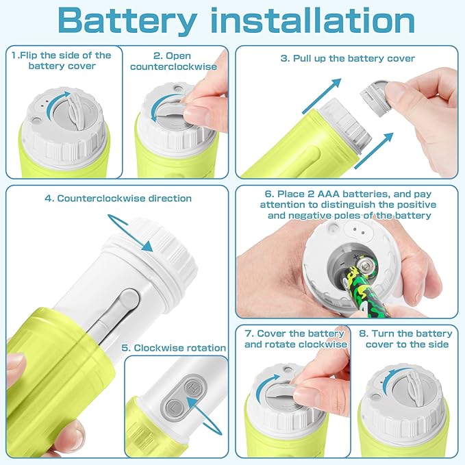 Portable Electric Bidet Sprayer - Handheld Travel Bidet with 2 Pressure Modes - Waterproof Foldable Pocket-Sized & Cordless for Bathroom Ultimate Personal Hygiene Cleaning at Home and Camping - Green