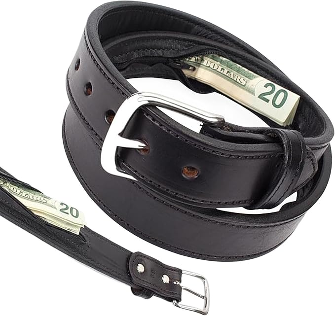Men's Travel Money Belts - Secret Hidden Cash Storage Waist Belt, Secure Anti Theft Storage Solution | For Travel Safety, Concealed Money Organizer For Dad Men Father Grandfather Son Boyfriend