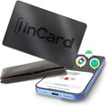 Ultra-Thin Air Tag 0.07in Wallet Tracker (Both iOS and Android) IP68 Bluetooth GPS Tracker for Bags Passport Works with Find My (Apple MFi Certified) & Google Find My Device - 5 Year Battery Life