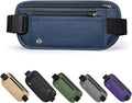 Blue Hidden Money Belt for Travel for Men, Waist Wallet Anti Theft, RFID Passport Holder For Travel Men Or Women, Money Pouch, RFID Passport Holder