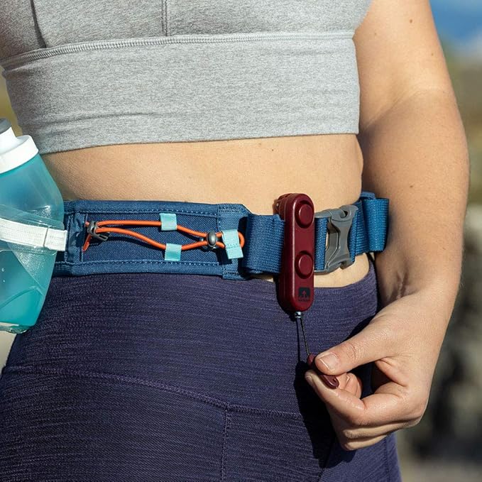 Nathan Personal Alarm Ripcord. SafeRun Siren in Case of Emergency 120DB with/Without Strobe Light. Security Clip for Running, Waking, Hiking, Biking and More. Very Loud and Bright Easy to use, Fast.