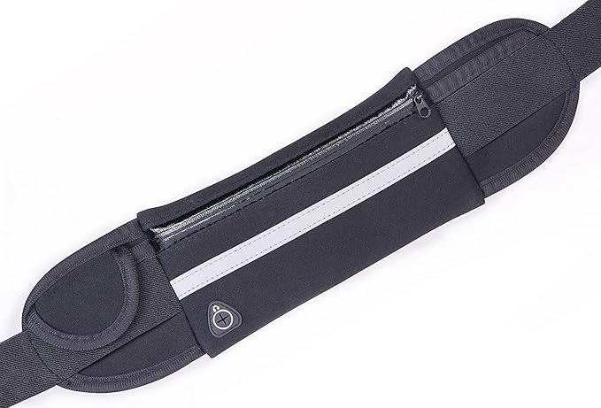 Armear Travel Belt Money Waist Pack - Hidden Waterproof Anti Theft Passport Security Fanny Pouch Wallet for Running Men Women