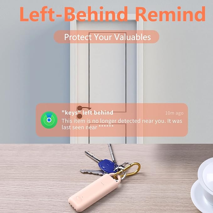 3-in-1 Personal Alarm with Apple Find My - 130dB Emergency Siren, LED Strobe Flashlight, GPS Tracker Keychain for Women, Kids, Seniors - Real-Time Location, iOS Only 02