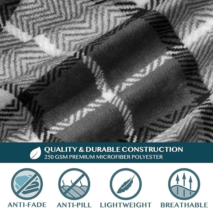 PAVILIA Wearable Blanket with Sleeves for Adult Women Men, Cozy Fleece Warm Wrap Throw with Arms, Gifts for Christmas, Wife