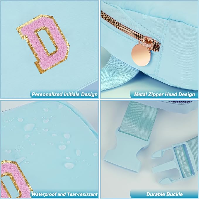 Uygafly Birthday Gifts for 4 5 6 7 8 9 10 11 12 13 Year Old Girls,Graduation Gifts for Teens Kids Daughter Sister Her,Fanny Pack Crossbody Bag Belt Bag Cute Trendy Stuff | Blue,D
