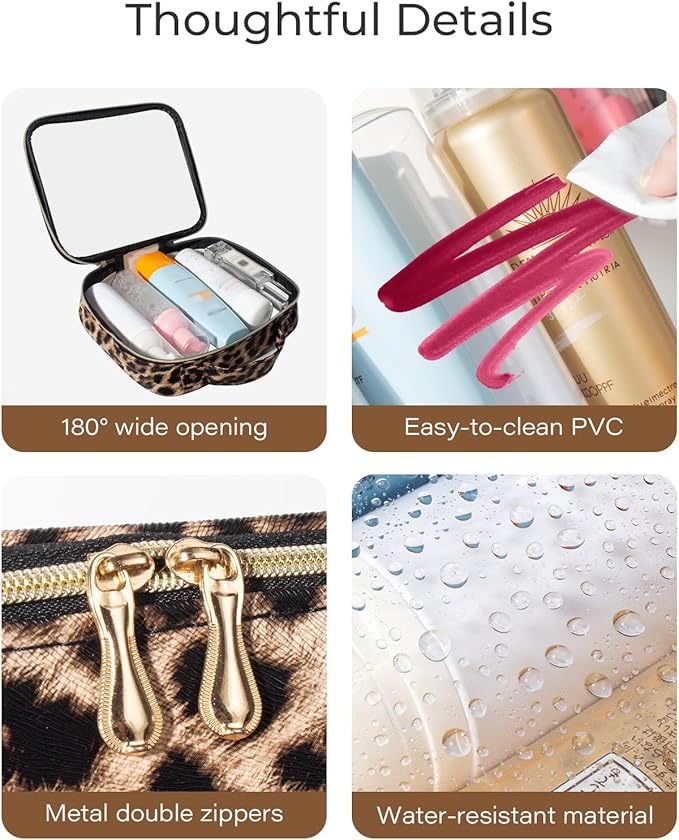 3 Pack Clear Toiletry Bag for Women, TSA Approved Organizer for Travel Size Toiletries Carry on Travel Accessories Bag Airport Airline Compliant Bag Makeup Bag Zipper Pouch Set