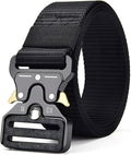 Tactical Belts for Men - Money Belt for Travel for Man Hidden, Belts for Jeans Mens Adjustable edc Belt Mens Belt, Money Belt for Travel for Men Hidden(Black)