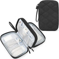 Skycase Tech Pouch - Lightweight Electronics Organizer Travel Case, Double Layers Cable Organizer, All-in-One Storage Bag for Charger, Cord, Phone, Flash Drive, Accessories