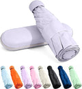 MRTLLOA Travel Essentials Mini Umbrella with Case for Purse - Small Compact & Lightweight, UV Sun Protection, Manual Open/Close for Pocket Umbrella(Women/Men/Kids)