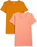 Amazon Essentials Women's Regular-Fit Short-Sleeve T-Shirt (Crewneck and V-Neck Options), Multipacks