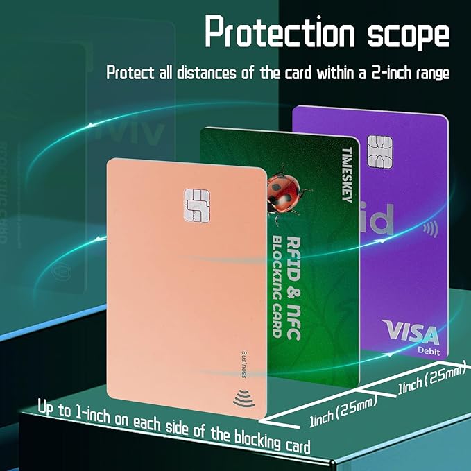 RFID Blocking Card Credit Card Protectors NFC Contactless Cards Protection Blocking Cards anti rfid NFC Contactless Bank Debit Credit Card Protector ID ATM Guard Card