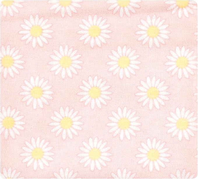 Hudson Baby Unisex Baby Cotton Flannel Receiving Blankets, Lemon Daisy, One Size