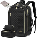 LOVEVOOK Travel Backpack for Women, Carry on Backpack for Airplanes,TSA Personal Item Travel Bag fits 15.6" Laptop,Travel Essentials Carry On Bag Flight Approved with 3 Packing Cubes