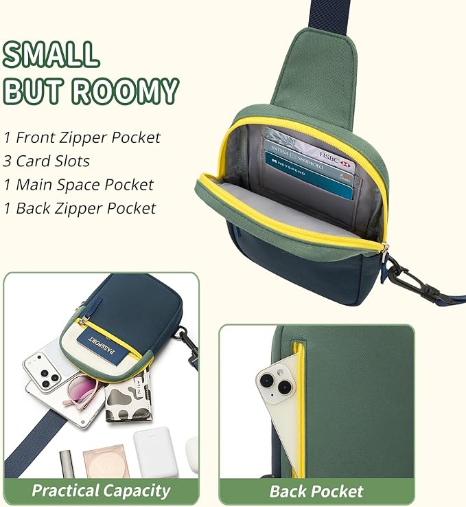 Mothers Day Gifts for Daughter, Birthday Graduation Gifts for 8 9 10 11 12 Year Old Teens Girls Her,Fanny Pack Sling Crossbody Bag Belt Bags Purse, Preppy Teen Girl Gift Trendy Stuff Travel Essentials