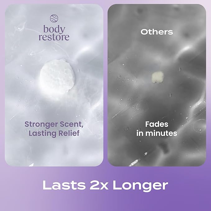 Body Restore Shower Steamers Aromatherapy 15 Pack – Mothers Day Gifts for Mom, Spa Gifts for Women, Relaxation Stress Relief Self Care – Premium Lavender Essential Oil Tablets