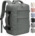 Pritent Travel Backpack for Women Man, Waterproof Personal Item Travel Bag Airline Approved Laptop Backpack Bookbag Weekender bags for Business,Travel, Work Fits 15.6 inch Laptop(Medium,Green)