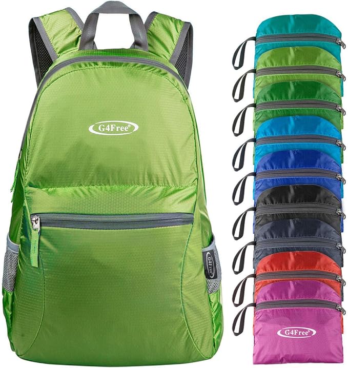 G4Free 20L Lightweight Packable Backpack Travel Hiking Daypack Foldable Backpack for Men Women