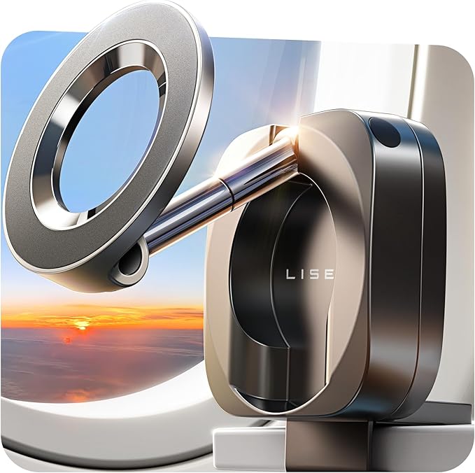 LISEN Airplane Travel Essentials for Women Men Phone Holder for Desk MagSafe Phone Travel Size Accessories Airplane Gadgets Men Long Flight Cruise Must Haves Spring Break Essentials Easter Gifts