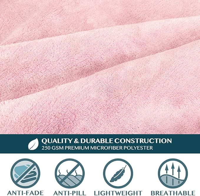 PAVILIA Blanket with Sleeves for Adult Women Men, Soft Warm Wearable Blanket Fleece Wrap Throw, Robe Blanket Gift