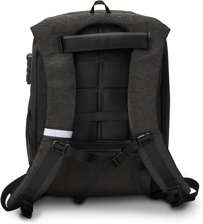 AT&T Essentials 17" Laptop Backpack - School/College Bag with USB Port, TSA Lock, Anti-Theft & Waterproof