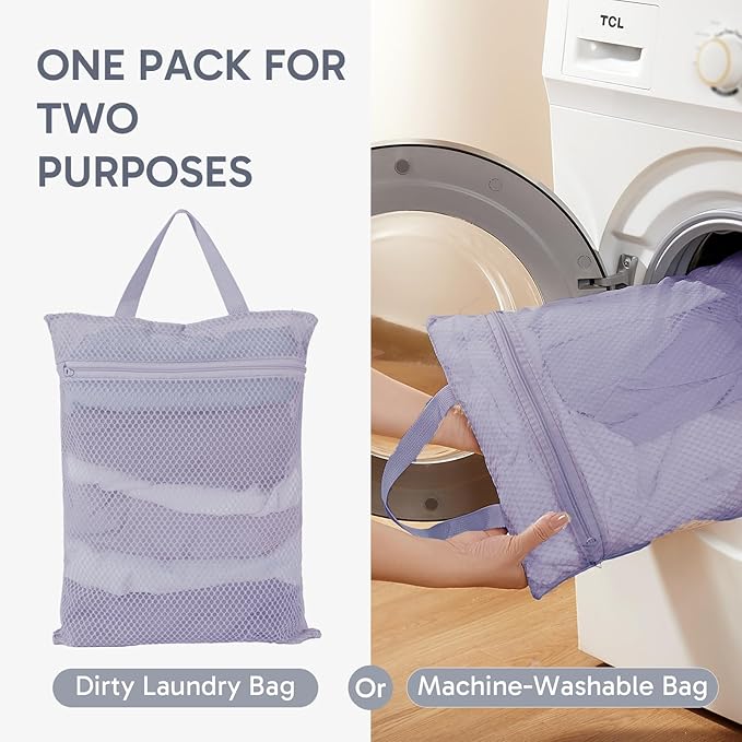 OlarHike ALL INCLUDED 10 Set Durable Packing Cubes for Travel,Gifts for Women Mom,Luggage & Suitcase Organizers with Toiletry Bag,Vacation Essentials for Cruise & Plane,Beach Accessories,Purple Gray