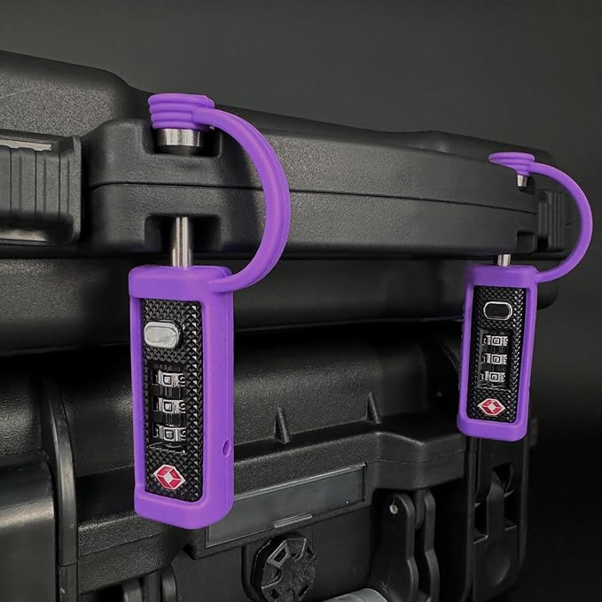 LAFENLIN TSA Approved Firearm Travel Case Locks, Gun Case Hard Pistol Cases Lock Gun Carrying Case Lock, Cut-Proof Case TSA Padlocks for Rifles/Revolver/Handgun/Camera Hard Cases