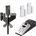 All in one Original Trustella Heavy-Duty Portable Door Lock - Stainless Steel Security Tool for Enhanced Safety - Ideal for Home, Travel, Hotels, Apartments
