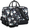 Travel Weekender Bag for Women, 21" Overnight Bag with Shoe Compartment 50L Large Travel Duffel Bag Carry On Tote for Weekend, Overnight, Business Trips, Water Resistant