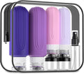 Mrsdry 16 Pack Travel Bottles for Toiletries, Oversize 6oz Silicone Travel Containers, Leak Proof Refillable Liquid Shampoo And Conditioner Travel Essentials