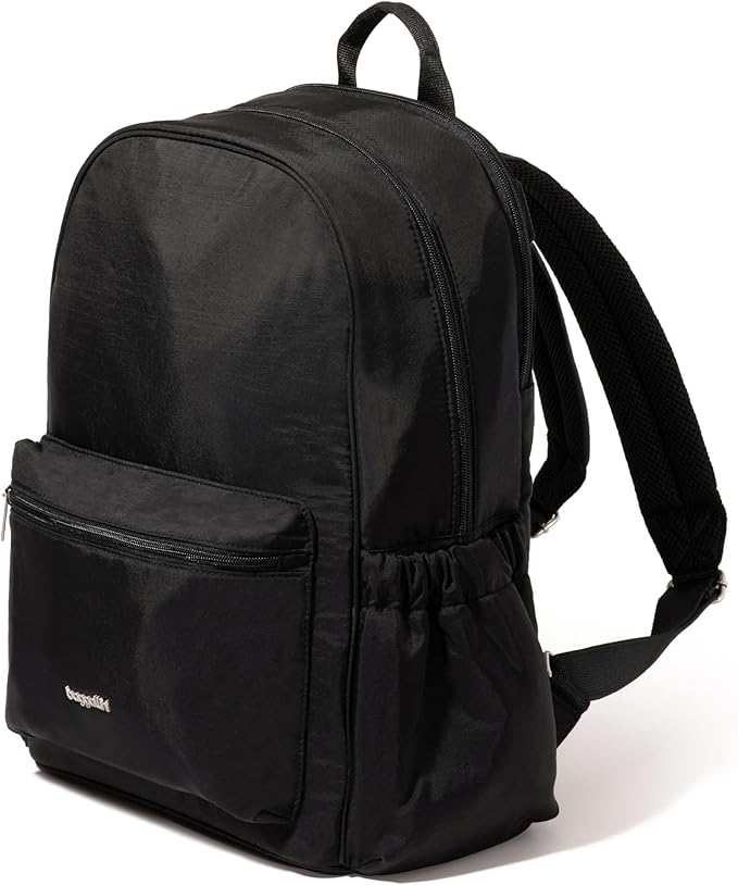 Baggallini Securtex Anti-Theft Laptop Backpack, Black