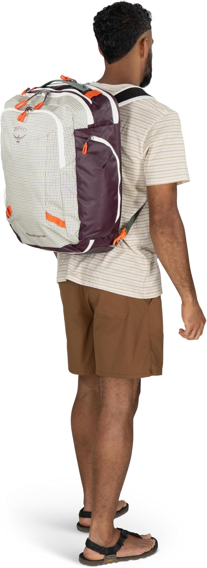 Osprey Transporter 36L Travel Pack - Carry On Backpack with Laptop Sleeve - High Storage Weekender Bag, Glow Dew