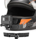 Motorcycle Helmet Chin Mount Kits with Adhesive Curved Pads Compatible with GoPro Hero 13, 12, 11, 10, 9, 8, 7, (2018), 6 5, Hero Black, Session, Xiaomi Yi, SJCAM, Campark (Version A)