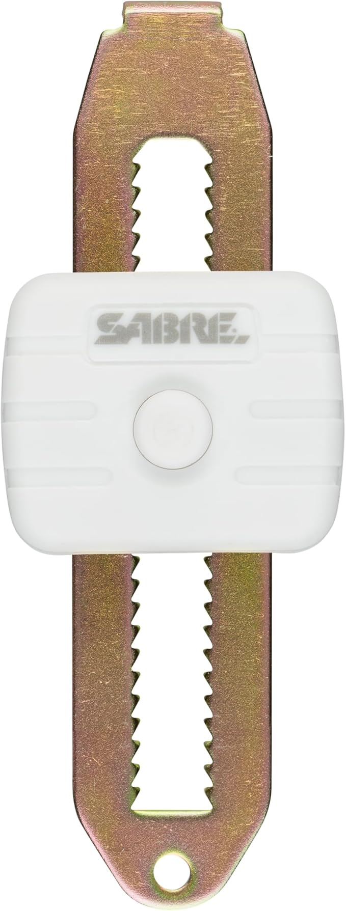 SABRE Compact Travel Door Lock, Portable Security Lock for Travel, Hotels, & Rentals, Withstands 650 lbs of Force, Installs in Seconds, No Tools Required, Lightweight & Small for Easy Carry