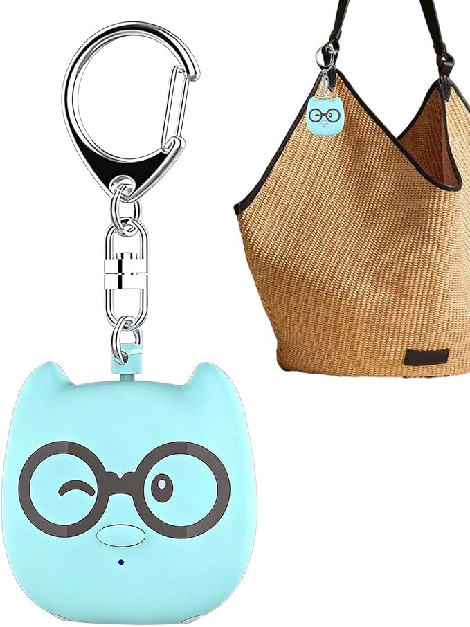 Safe Personal Alarm | 130DB Rechargeable Portable Protection, Personal Alarm for Women - Protective Device in Keychain for Women, Men, Children, Older and Outdoor Activities