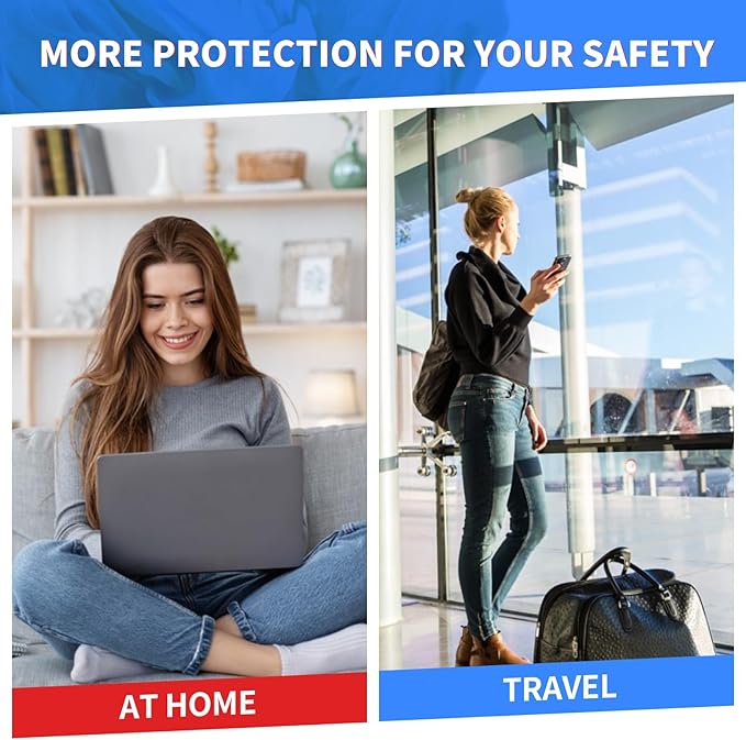 Portable Door Lock,2Pack Hotel Door Lock for Travel,Extra Lock for Additional Privacy and Safety in Home,Hotel and Apartment,Protect Family Security in Traveling,Home,Hotel,Apartment,AirBNB