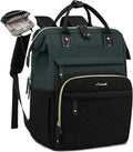 LOVEVOOK Laptop Backpack for Women, 15.6'' Waterproof Nurse Bag Teacher Work Backpack Purse for Women, Travel Computer Backpack for College Office Business Ladies