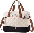 LOVEVOOK Weekender Bags for Women with Shoe Compartment, Lightweight Travel Duffle Bag with Wet Pocket, Hospital Overnight Bags for Women Labor Delivery, Personal Item Carry On Bag for Gym, Sport