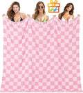 Antfuny Giant Beach Towel Blanket Autumn Outing Stuff for Women & Men Road Trip Camping Gear Ship Cruise Gear Must Haves Extra Large Airplane Accessories Travel Gadgets XXL Pink Plain Pattern