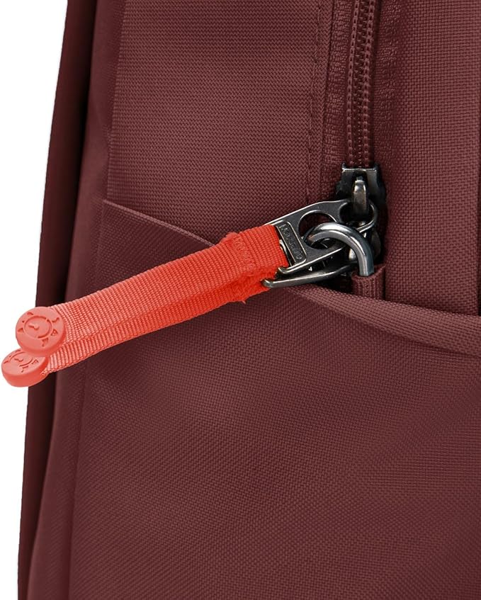 Pacsafe GO 25L Anti Theft Backpack, Garnet Red