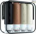 Gemice Travel Bottles for Toiletries, Tsa Approved Travel 3oz Size Containers with Clear Bag, BPA Free Leak Proof Travel Tubs Refillable Liquid Travel Accessories for Cometic Shampoo Lotion (4 Pack)