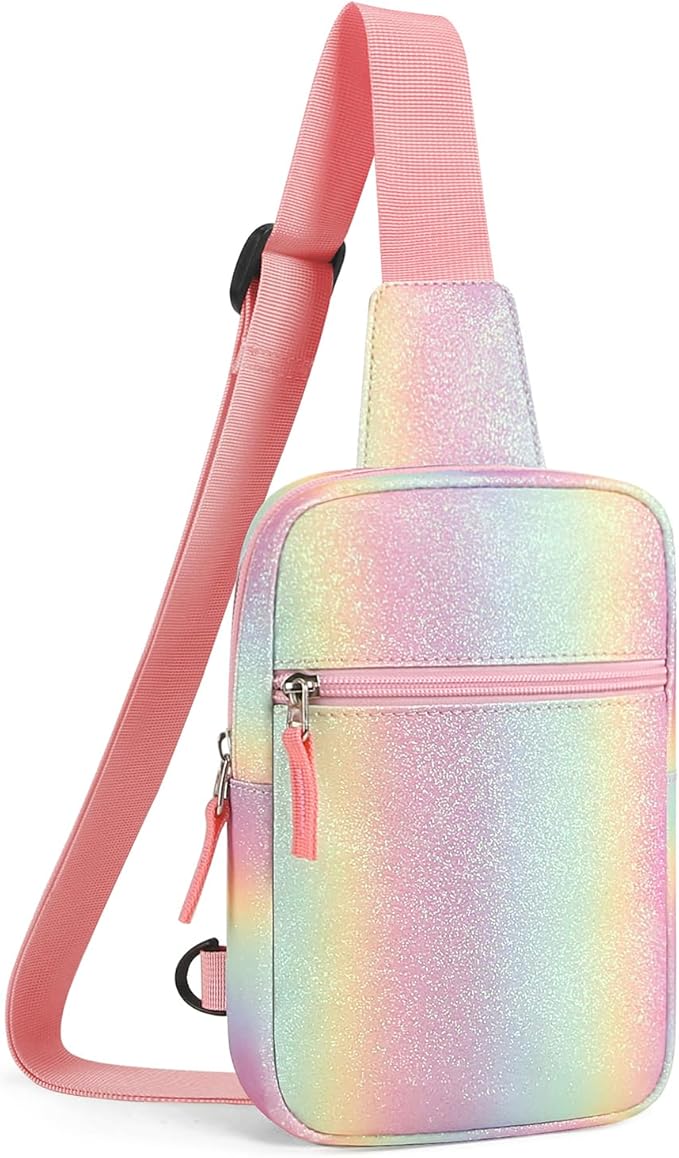 Mothers Day Gifts for Daughter, Birthday Graduation Gifts for 8 9 10 11 12 Year Old Teens Girls Her,Fanny Pack Sling Crossbody Bag Belt Bags Purse, Preppy Teen Girl Gift Trendy Stuff Travel Essentials