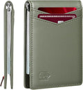 Zitahli Wallet for Men-6 Slots ID Window-Mens Wallets-Slim Wallet Classic Spring Money Clip RFID Blocking-Gift for Men
