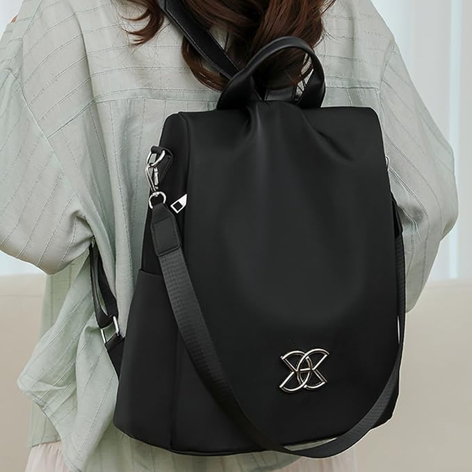 Anti-theft Large Capacity Backpack For Women, Lightweight Leisure Shoulder Bag, Cross Body Back Pack Bag, Multi-Purpose Rucksack Backpack With Adjustable Strap For School Work Commuting Traveling