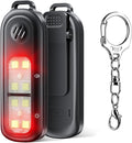 Personal Safety Alarm for Women, gliship Loud 130DB Siren self Defense Keychain with 3 Colors LED Strobe Safety Lights Rechargeable Taillight Clip On Alarm for Running Women Men Children Elderly