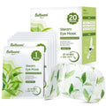 BeHoomi 20Packs Steam Eye Mask, Heated Eye Mask Warm Compress for Eyes, Disposable Self Heating Steam Mask for Sleep, Spa, Travel Essentials, Relaxation Gifts for Women, Mothers Day Gifts (Green Tea)